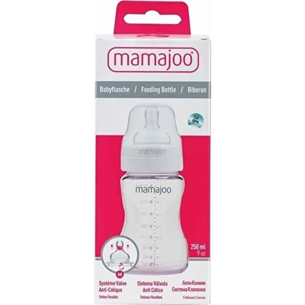 Mamajoo PP Silver Biberon 250ML Medium No:2