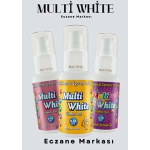 Multi White Diş Macunu 50ML Sakız Aromalı Bol Vitaminli (0-10 Yaş)