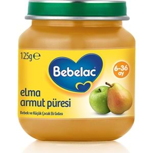 Bebelac Kavanoz Maması Püre 125GR Elma Armut