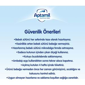 Nutrıcıa Aptamil 800GR Bebek Sütü No:1 (0-6 Ay) Doğumdan İtibaren