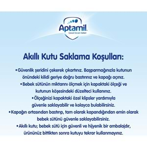 Nutrıcıa Aptamil 800GR Bebek Sütü No:1 (0-6 Ay) Doğumdan İtibaren