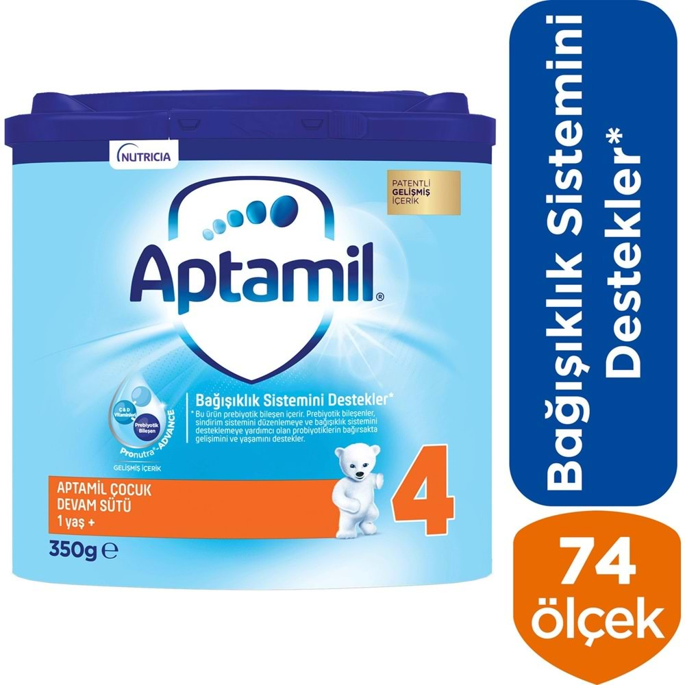 Nutrıcıa Aptamil 350GR Devam Sütü No:4 (1+Yaş)