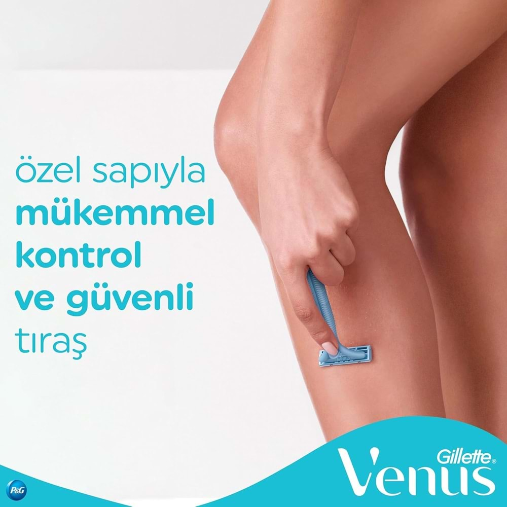 Gillette Simply Venus 2 Kullan At Kadın Tıraş Bıçağı (4 Lü Pk)