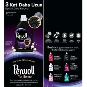 Perwoll Sıvı Çamaşır Deterjanı 2.97LT Siyah (54 Yıkama)