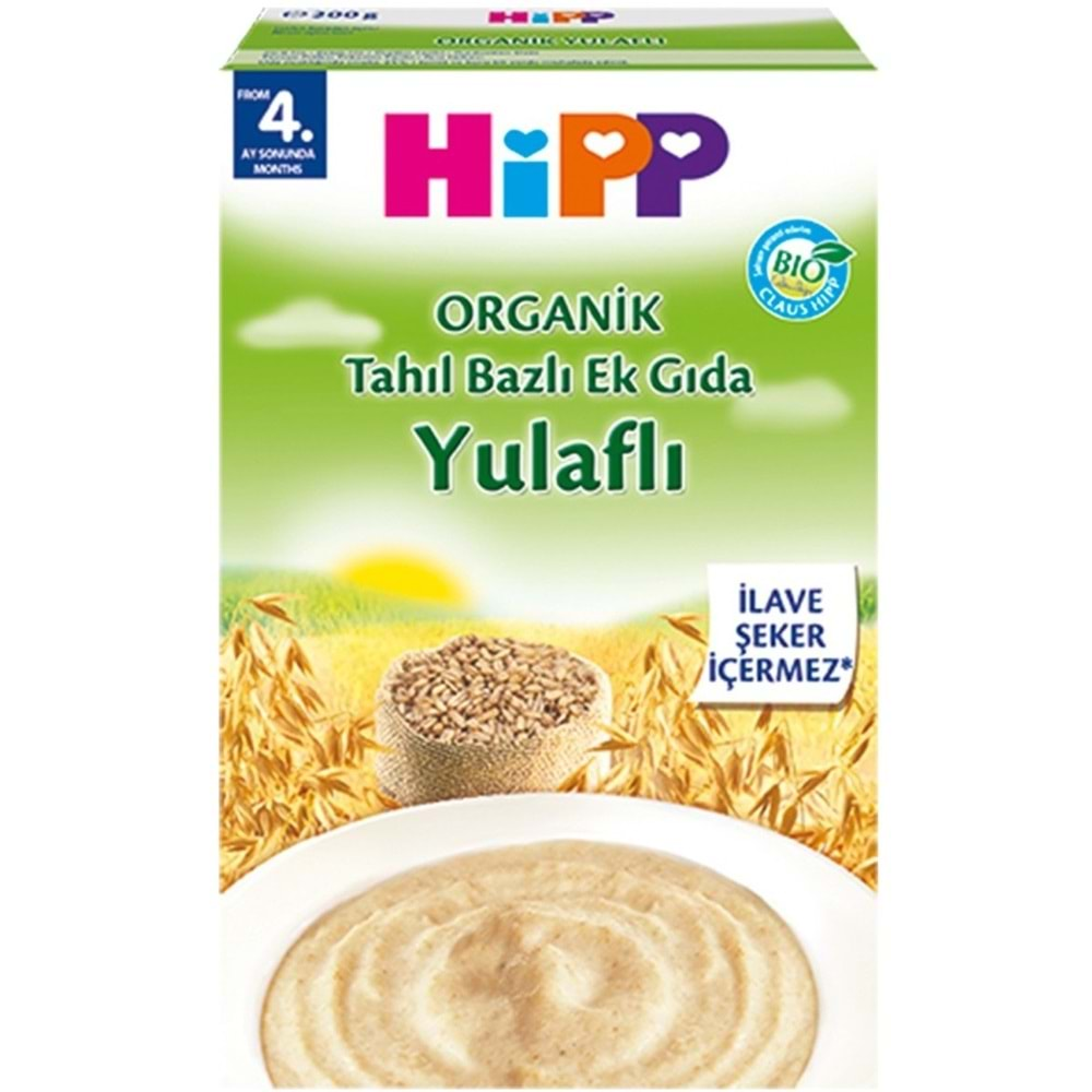 Hipp Organik Yulaflı Tahıl Bazlı Kaşık Maması 200Gr