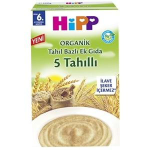 Hipp Organik 5 Tahıllı Kaşık Maması 200Gr