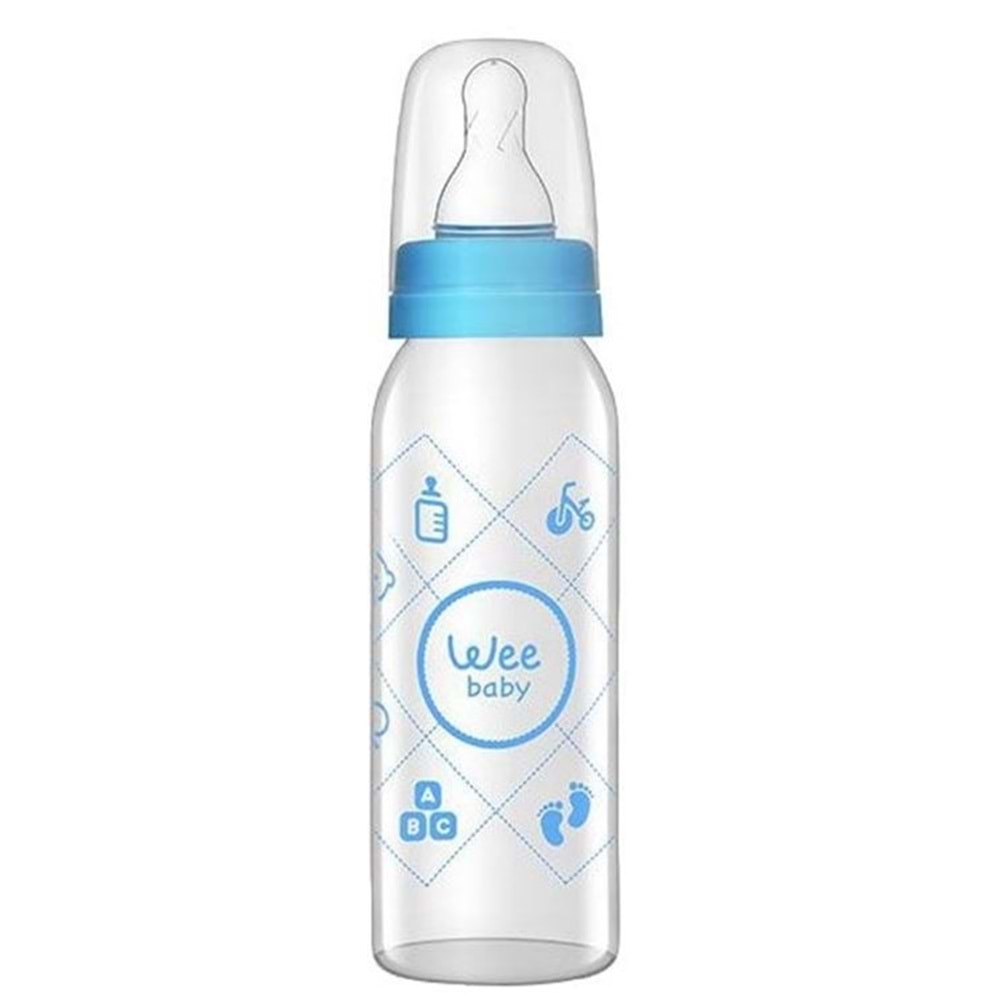 Wee Baby Cam Biberon 250ML (Kod:876) - Mavi