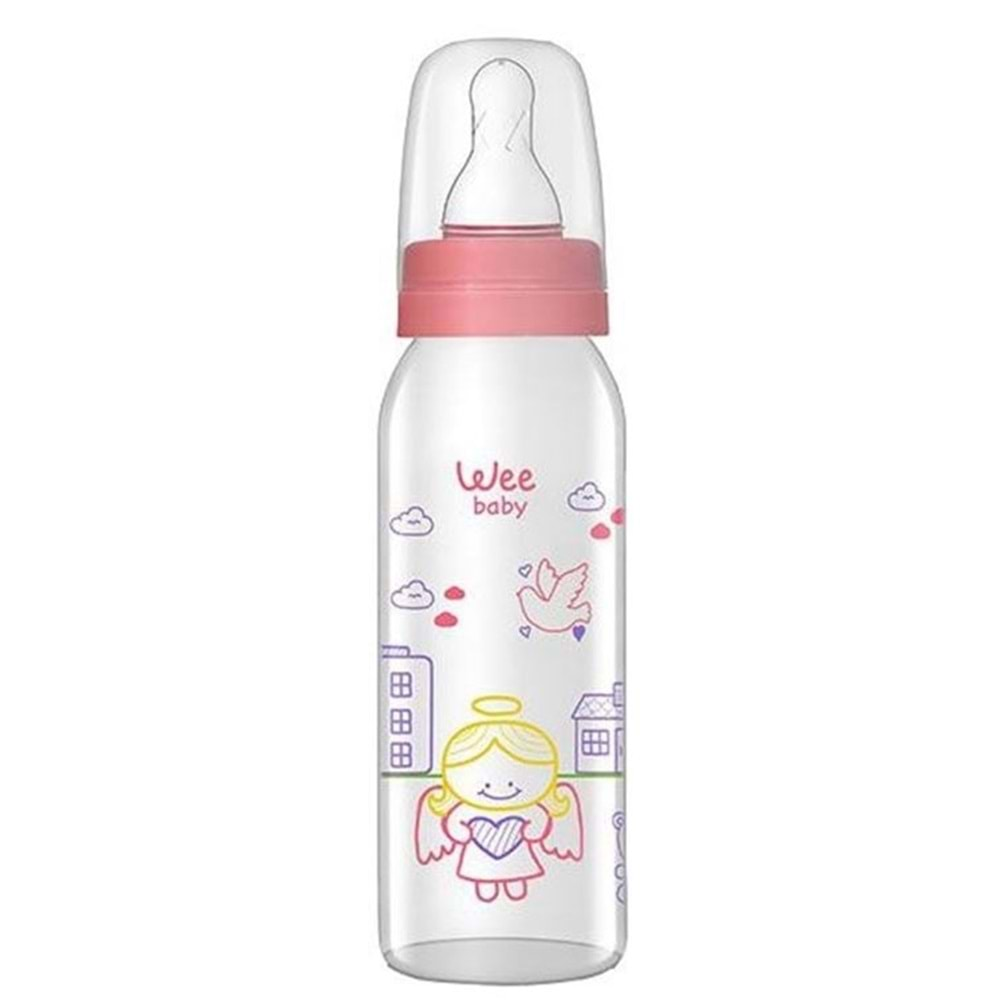 Wee Baby Cam Biberon 250ML (Kod:876) - Pembe