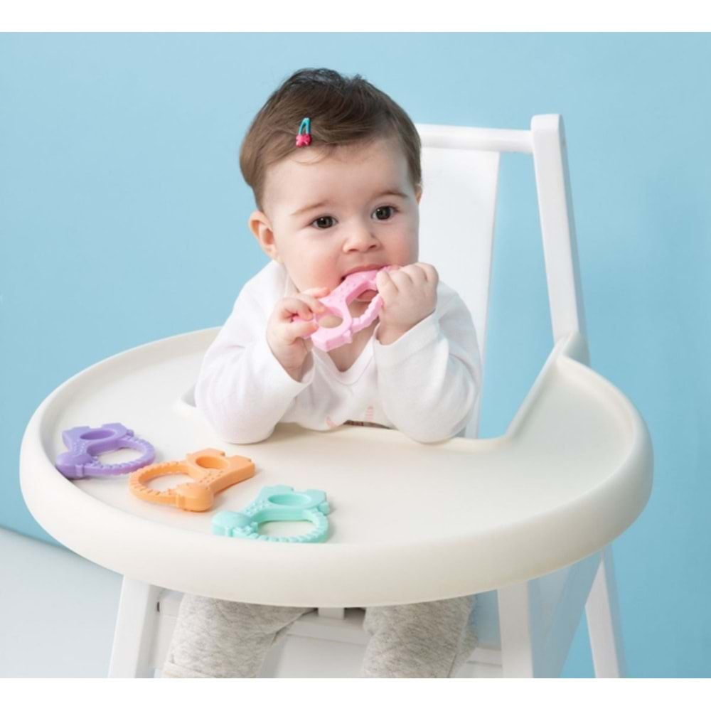 Wee Baby Prime Silikon Diş Kaşıyıcı (Kod:928) - Mor