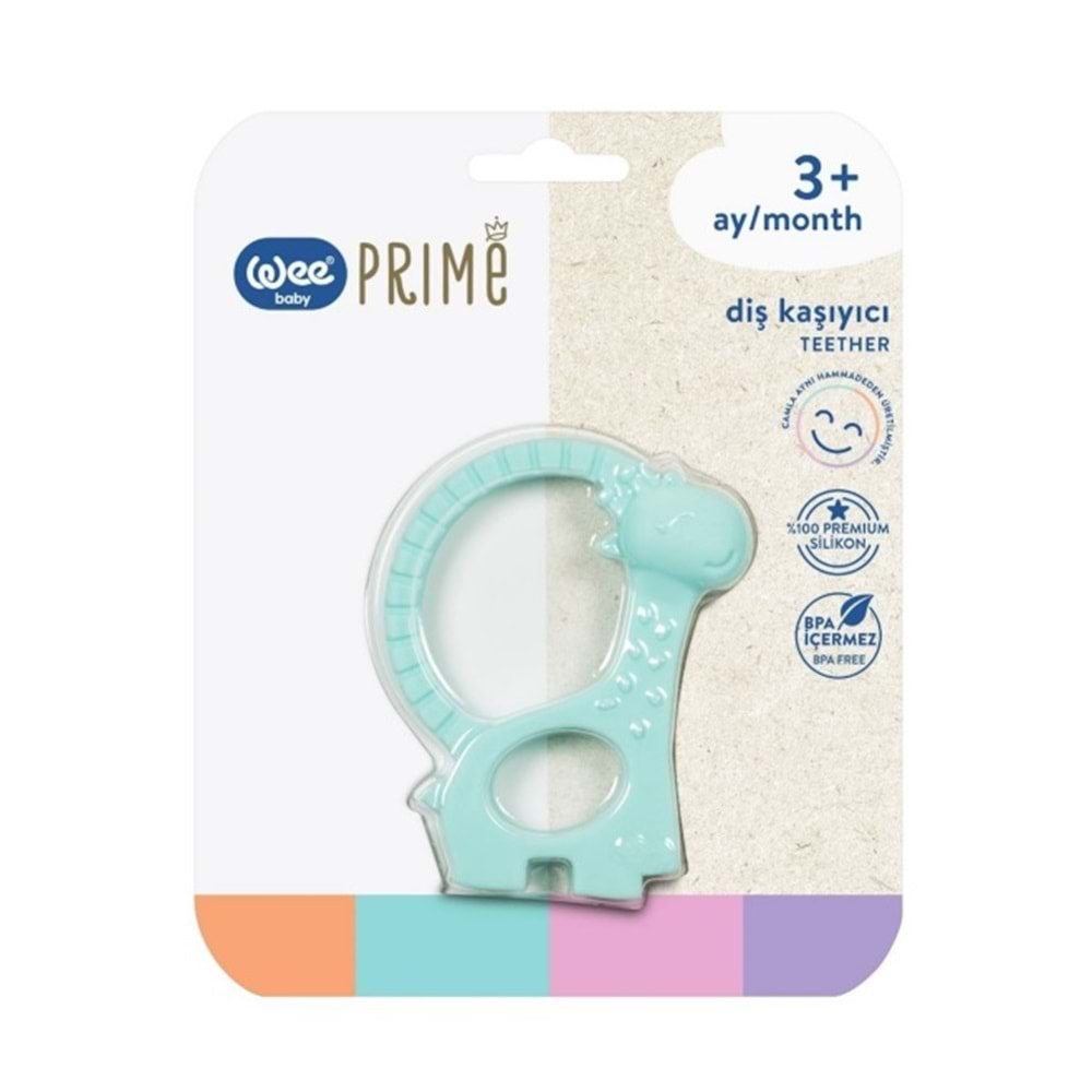 Wee Baby Prime Silikon Diş Kaşıyıcı (Kod:928) - Turkuaz