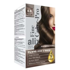 Alix 50ML Kit Saç Boyası 6.8 Çikolota Kahve (6 Lı Set)