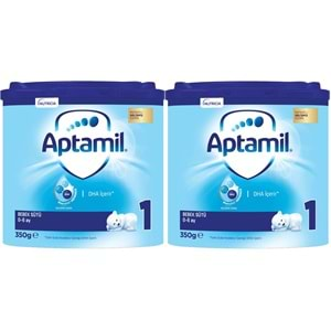 Nutrıcıa Aptamil 350GR Bebek Sütü No:1 (0-6 Ay) Doğumdan İtibaren (2 Li Set)