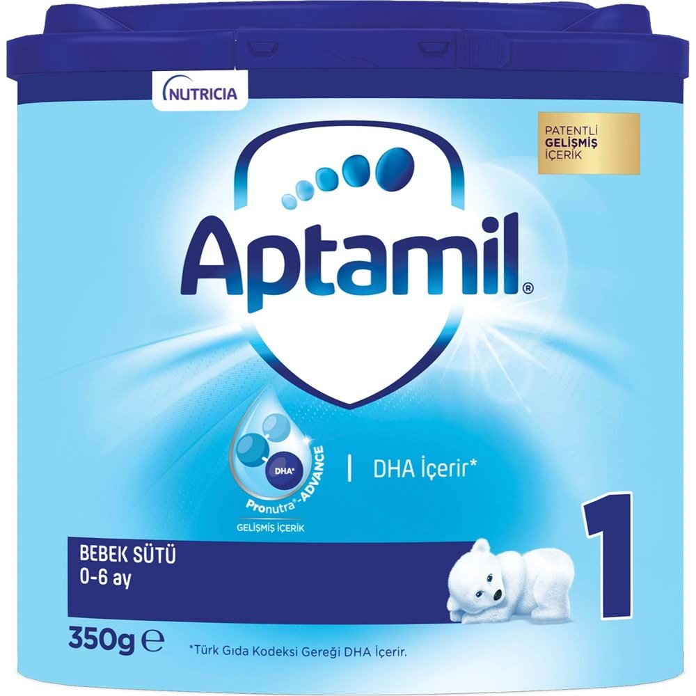 Nutrıcıa Aptamil 350GR Bebek Sütü No:1 (0-6 Ay) Doğumdan İtibaren (2 Li Set)