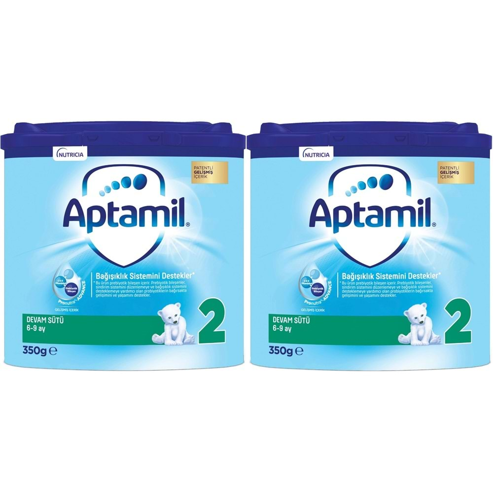 Nutrıcıa Aptamil 350GR Devam Sütü No:2 (6-9 Ay) (2 Li Set)