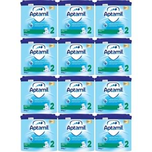 Nutrıcıa Aptamil 350GR Devam Sütü No:2 (6-9 Ay) (12 Li Set)