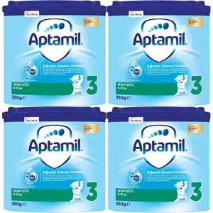 Nutrıcıa Aptamil 350GR Devam Sütü No:3 (9-12 Ay) (4 Lü Set)