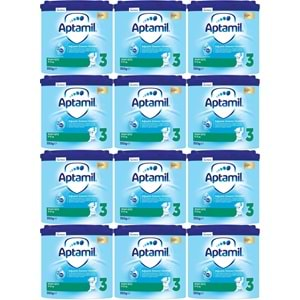 Nutrıcıa Aptamil 350GR Devam Sütü No:3 (9-12 Ay) (12 Li Set)