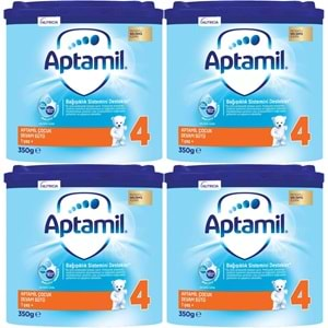 Nutrıcıa Aptamil 350GR Devam Sütü No:4 (1+Yaş) (4 Lü Set)