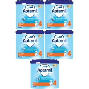 Nutrıcıa Aptamil 350GR Devam Sütü No:4 (1+Yaş) (5 Li Set)