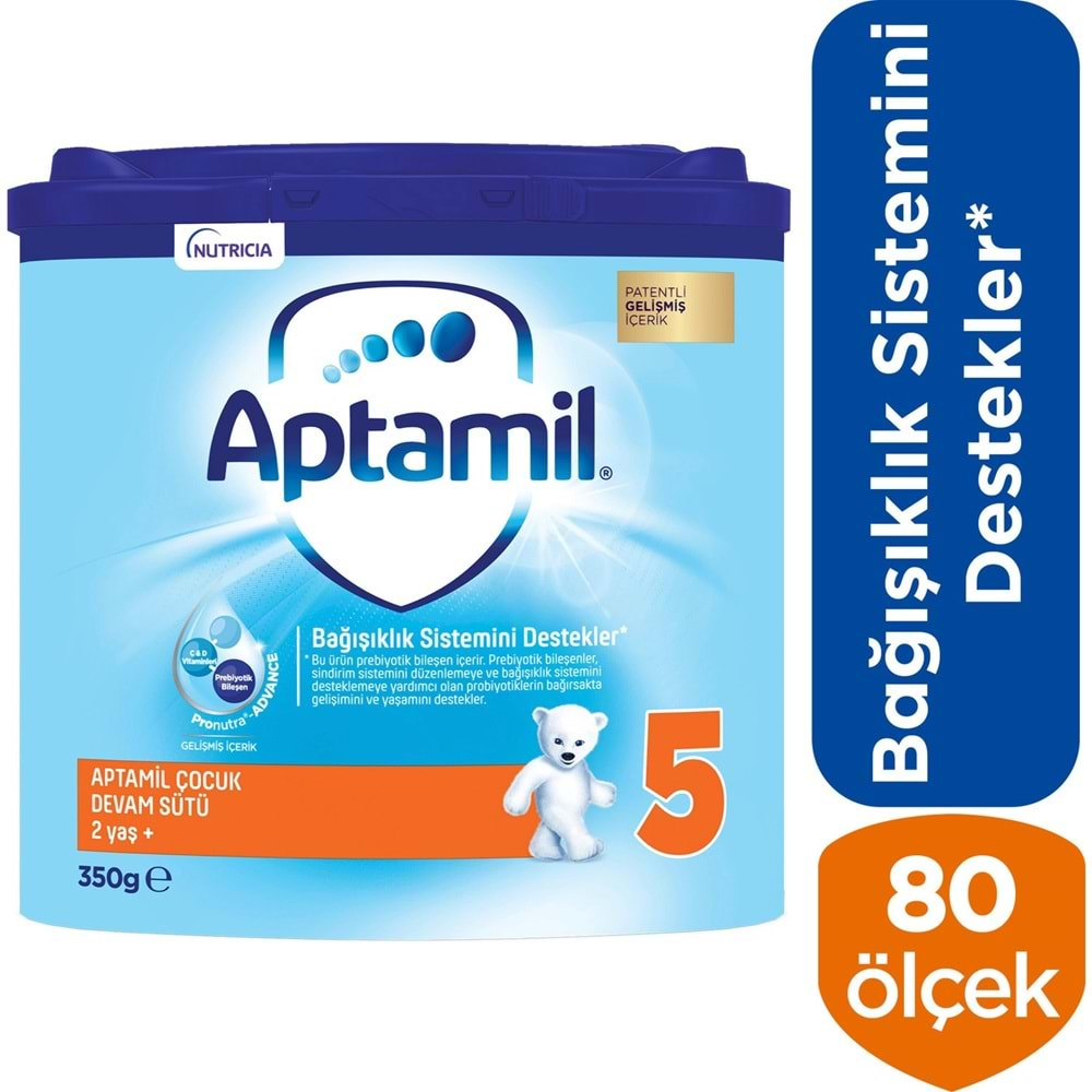 Nutrıcıa Aptamil 350GR Devam Sütü No:4 (1+Yaş) (5 Li Set)