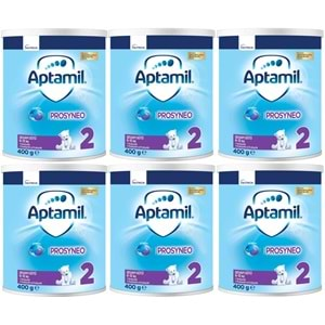 Nutrıcıa Aptamil Prosyneo Bebek Sütü 400GR No:2 (6-12 Ay) (6 Lı Set)