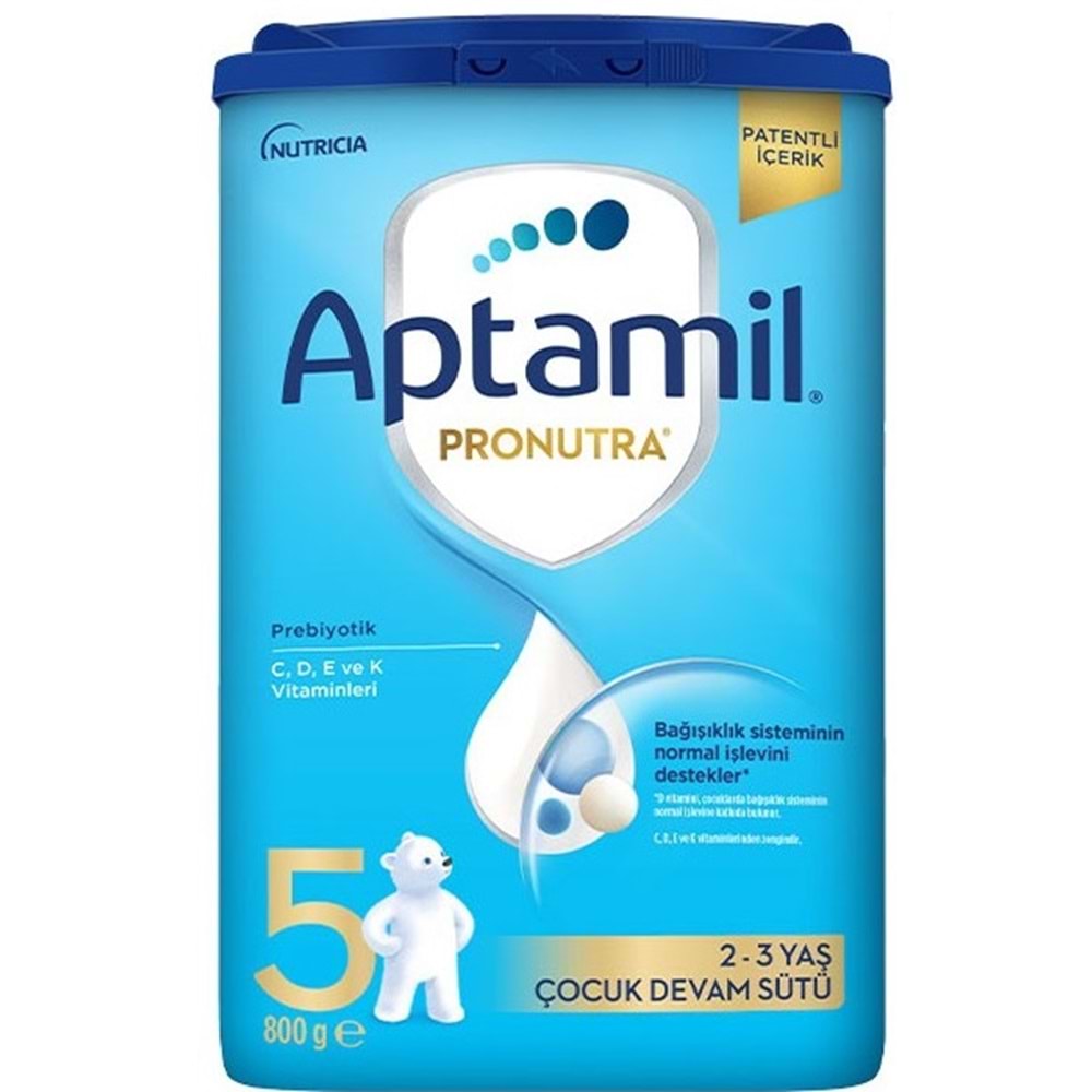 Nutrıcıa Aptamil Pronutra 800GR Devam Sütü No:5 (2-3 Yaş) (4 Lü Set)