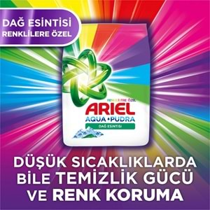 Ariel Matik Toz Çamaşır Deterjanı 21KG Renklilere Özel/Dağ Esintisi (138 Yıkama) (3PK*7KG)