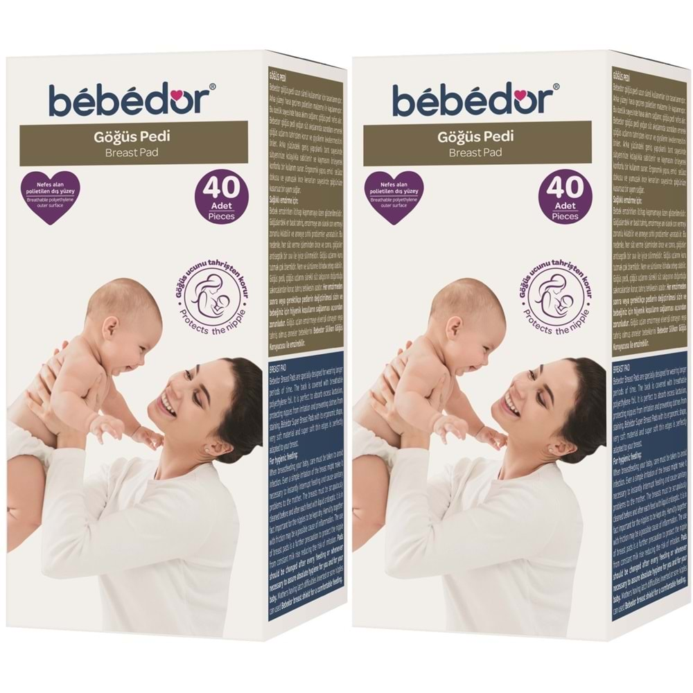 Bebedor Göğüs Pedi 80 Adet (2PK*40)