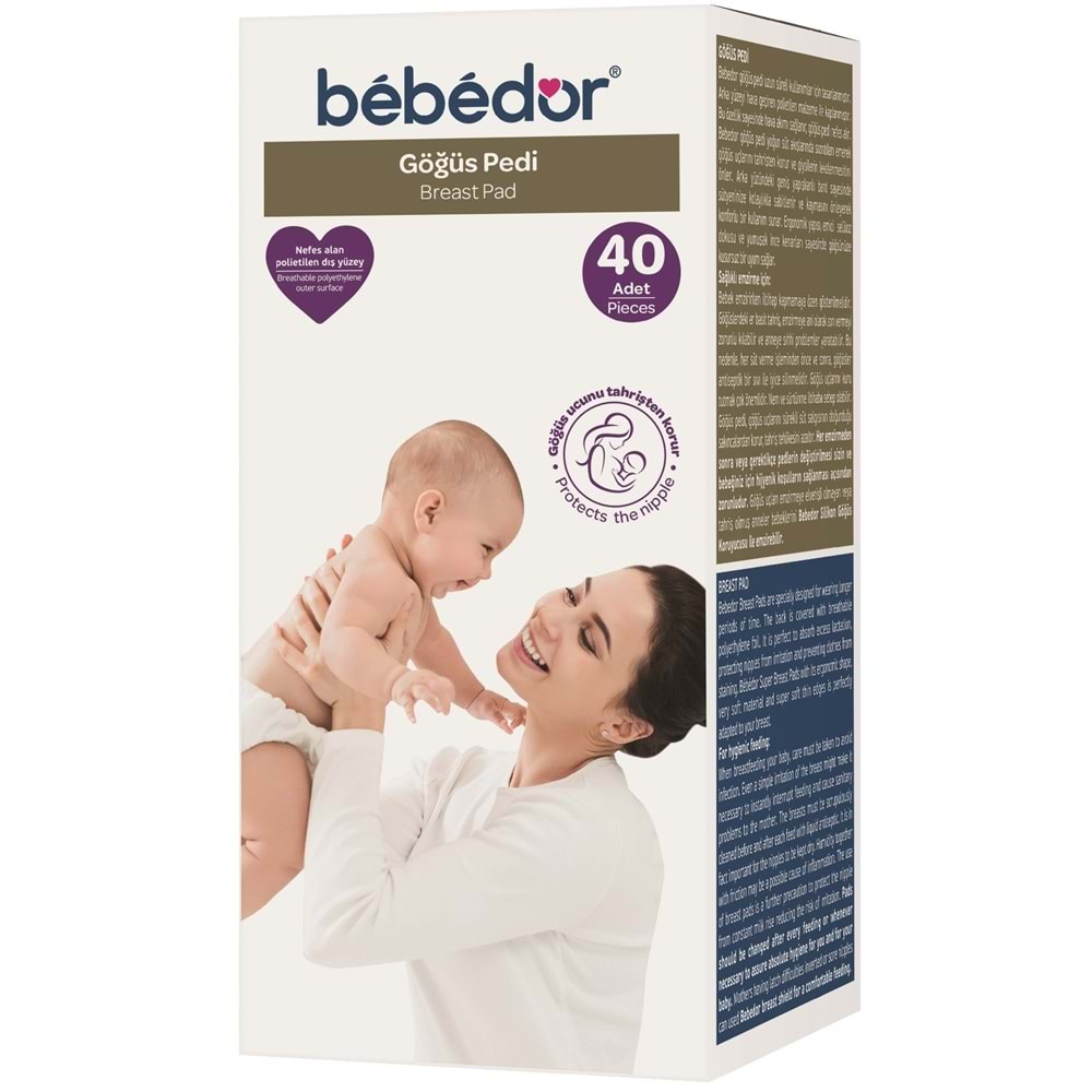 Bebedor Göğüs Pedi 240 Adet (6PK*40)