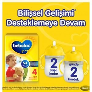 Bebelac 800GR No:4 Devam Sütü (1+ Yaş) (5 Li Set)