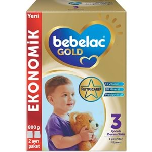 Bebelac Gold 800GR No:3 Devam Sütü (1+ Yaş) (6 Lı Set)