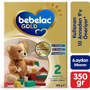 Bebelac Gold 350GR No:2 Devam Sütü (6-9 Ay) (2 Li Set)