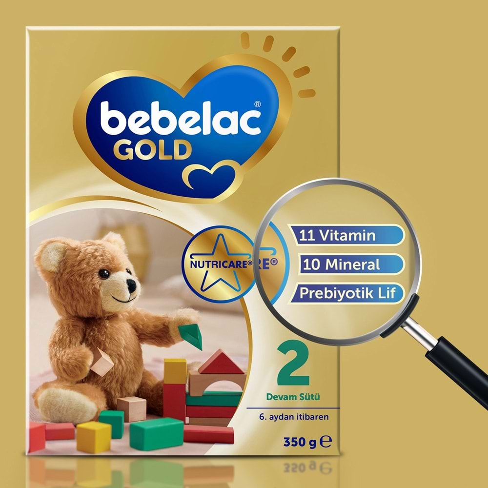 Bebelac Gold 350GR No:2 Devam Sütü (6-9 Ay) (2 Li Set)