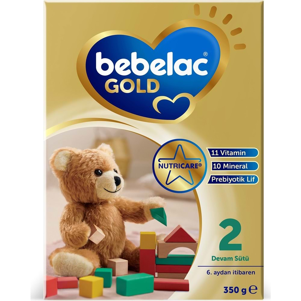 Bebelac Gold 350GR No:2 Devam Sütü (6-9 Ay) (9 Lu Set)