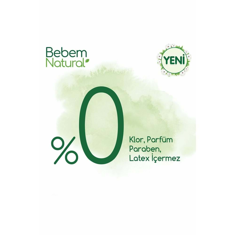 Bebem Bebek Bezi Natural Beden:4 (7-14KG) Maxi 520 Adet Mega Ultra Fırsat Pk