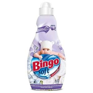 Bingo Soft Çamaşır Yumuşatıcı Konsantre 1440ML Sensitive (Hipoalerjenik) (4 Lü Set)