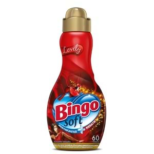 Bingo Soft Çamaşır Yumuşatıcı Konsantre 1440ML Lovely (9 Lu Set)