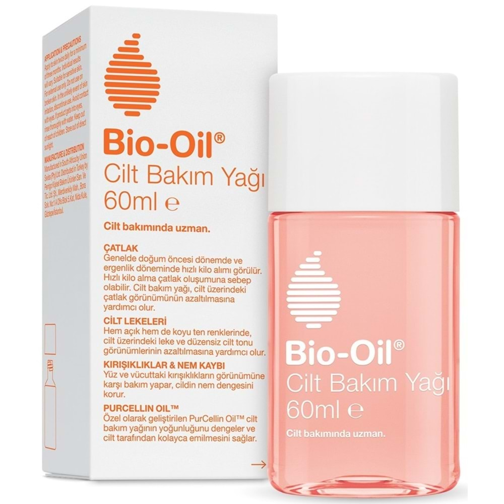 Bio-Oil Çatlak Oluşumunu Önleyici Cilt Bakım Yağı 60ML (Yeni Formül) (3 Lü Set)