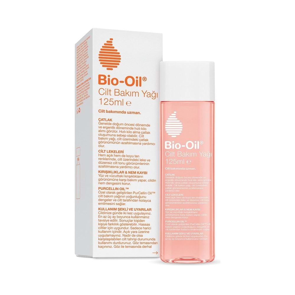 Bio-Oil Çatlak Oluşumunu Önleyici Cilt Bakım Yağı 125ML (Yeni Formül) (3 Lü Set)