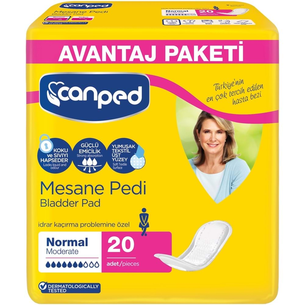 Canped Mesane Pedi Avantaj Pk Klasik M-Orta Boy Normal 100 Adet