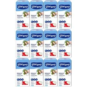 Canped Hasta Bezi Yetişkin Bel Bantlı Polietilen L-Large Büyük Boy 84 Adet (12PK*7)