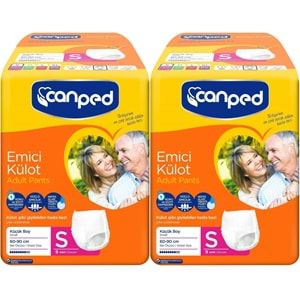 Canped Emici Külot Hasta Bezi S-Küçük Small 18 Adet (2PK*9)