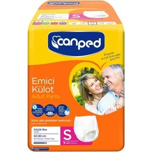 Canped Emici Külot Hasta Bezi S-Küçük Small 36 Adet (4PK*9)