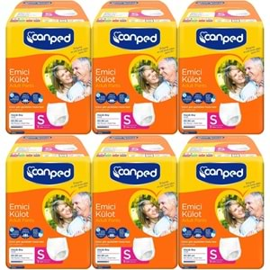 Canped Emici Külot Hasta Bezi S-Küçük Small 54 Adet (6PK*9)