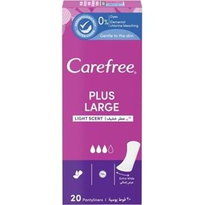 O.B Carefree Günlük Ped Hafif Parfümlü Plus Large 40 Adet (2PK*20)