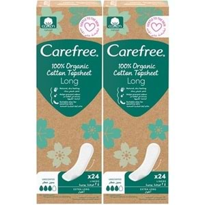 O.B Carefree Günlük Ped Organic Cotton Topsheet Uzun 48 Adet (2PK*24)