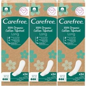 O.B Carefree Günlük Ped Organic Cotton Topsheet Uzun 72 Adet (3PK*24)