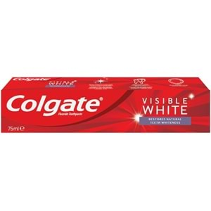 Colgate Diş Macunu 75ML Visible White/Görünür Beyazlık (9 Lu Set)