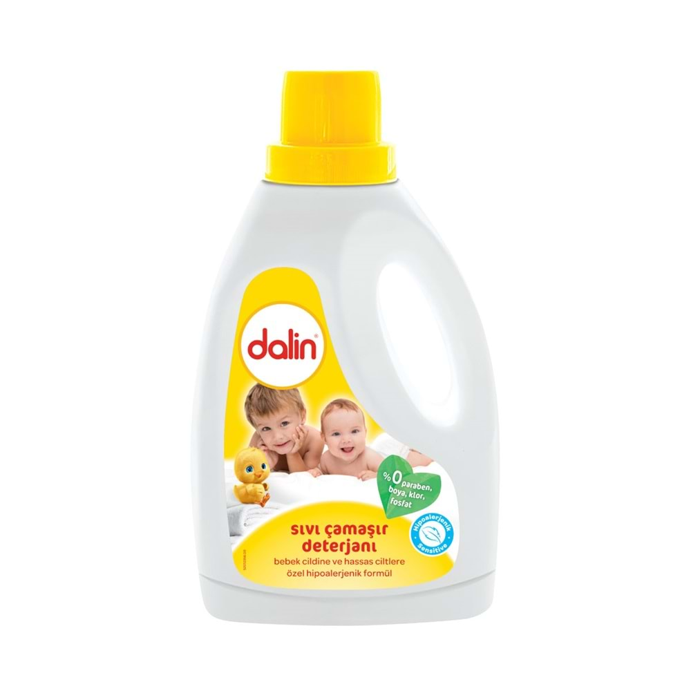 Dalin Çamaşır Deterjanı 1.5LT Klasik (Hassas ve Hipoalerjenik Formül) (4 Lü Set)