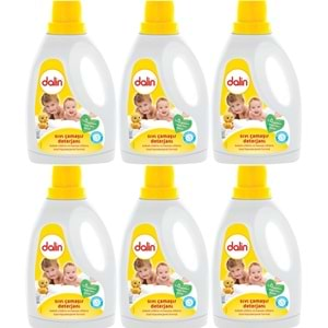 Dalin Çamaşır Deterjanı 1.5LT Klasik (Hassas ve Hipoalerjenik Formül) (6 Lı Set)